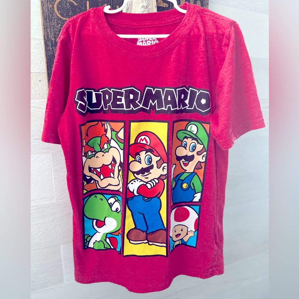 Nintendo Red Super Mario Short Sleeve Tee